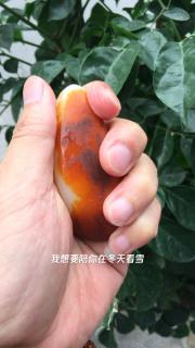 枣红皮和田玉原石请欣赏😍