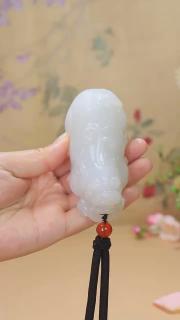 新疆和田玉貔貅手把件