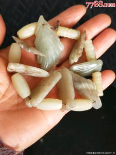 旧藏和田玉手串